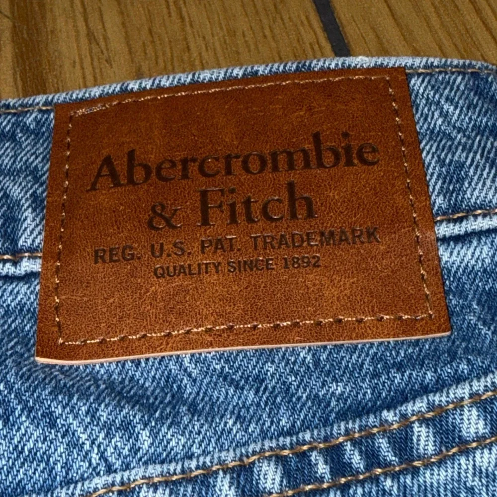 Abercrombie & Fitch Athletic Straight Vintage Stretch Jeans Blue 34x30 Mens